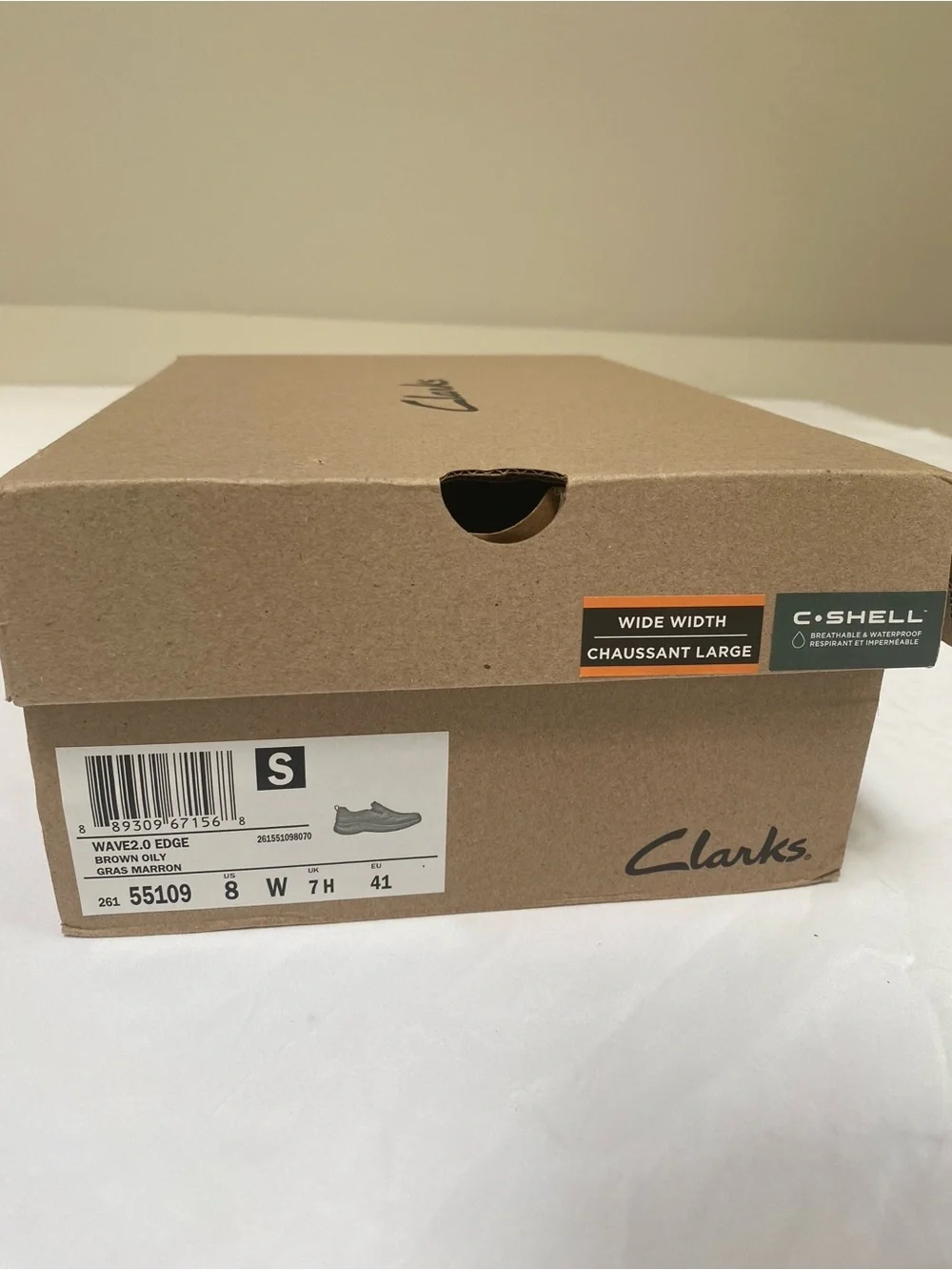 Clarks brown leather